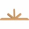 Ekena Millwork Saratoga Timber Gable Bracket, Western Red Cedar, 60"W x 32"H x 3 1/2"D x 3 1/2"F, 13/12 Pitch GBW060X32X0404SAR00SWR - alternate 3